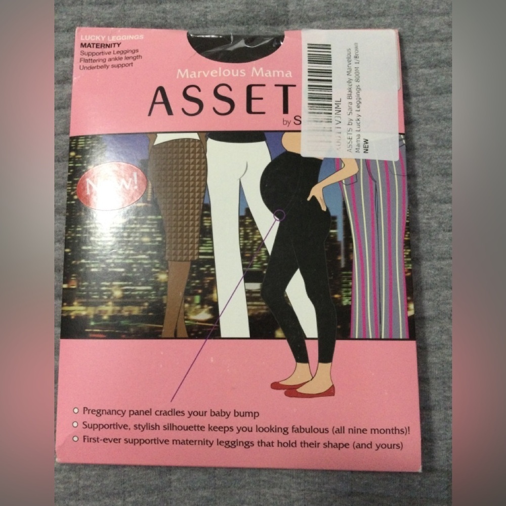 ASSETS by SPANX Maternity Lucky Leggings Brown Size 1